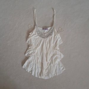 Smart Set Layered Beaded Top